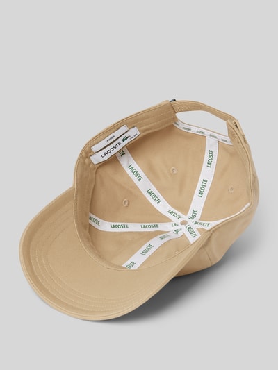 Lacoste Basceap mit Logo-Patch Modell 'CAPS AND HATS' Sand 2