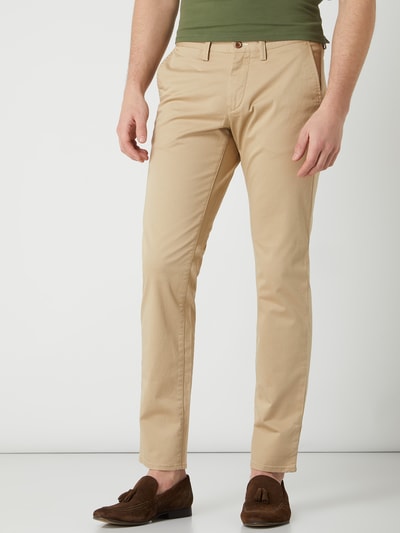 Gant Slim fit chino met stretch Beige - 4