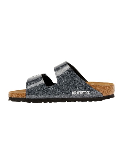 Birkenstock Sandały z efektem błyszczącym model ‘Arizona’ Czarny 3