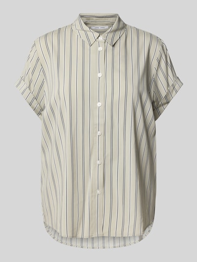 Samsøe Samsøe Regular Fit Bluse mit Knopfleiste Modell 'MAJAN' Lind 2
