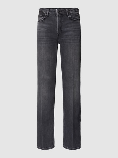 Raffaello Rossi Straight Fit Jeans mit Stretch-Anteil Modell 'Kira long' Graphit 2