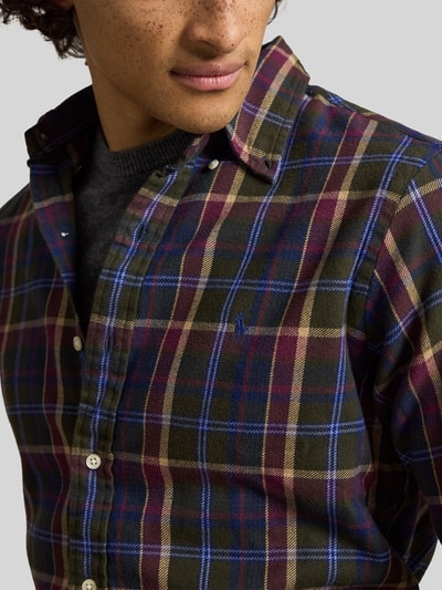 Polo Ralph Lauren Custom Fit Freizeithemd aus reiner Baumwolle Oliv 3