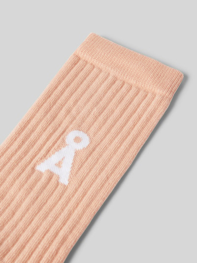 Armedangels Socken mit Logo-Detail Modell 'SAAMUS' Rosa 2