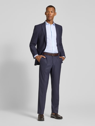 Seidensticker Slim Fit Businesshemd aus reiner Baumwolle Modell 'New Kent' Bleu 1