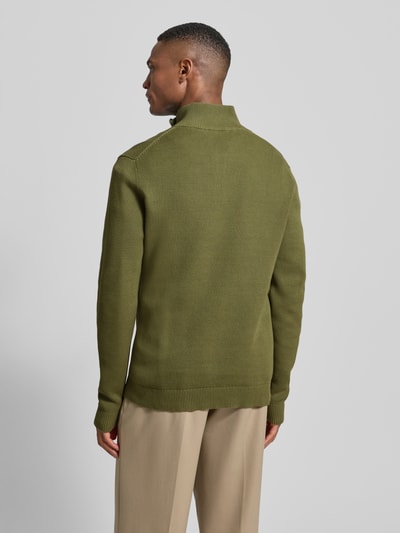SELECTED HOMME Regular fit schipperstrui van puur biologisch katoen, model 'DANE' Olijfgroen - 5
