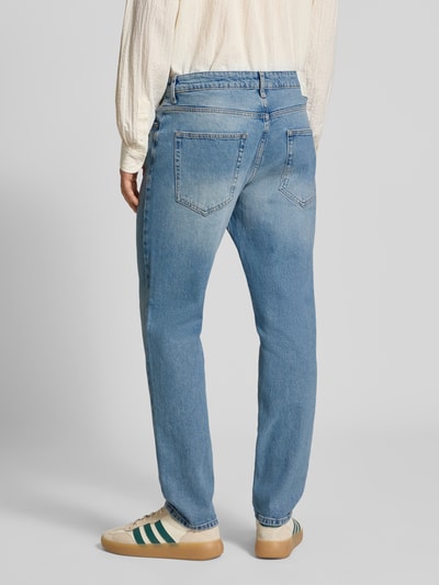 Only & Sons Tapered fit jeans van katoenmix, model 'YOKE' Jeansblauw - 5