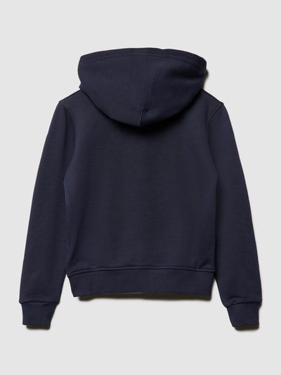 Gant Sweatjacke mit Label-Stitching Marineblau 3