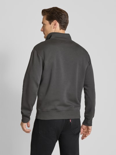 Tom Tailor Denim Regular Fit Sweatshirt aus Baumwoll-Mix Anthrazit 5