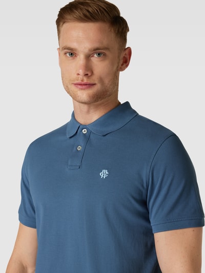 MCNEAL Poloshirt mit Label-Stitching Jeansblau 3