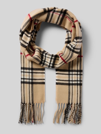 Fraas Schal mit Ausfransungen Beige 1