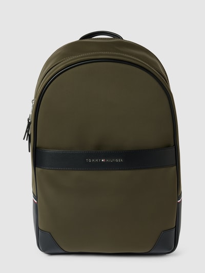 Tommy Hilfiger Rucksack mit Label-Applikation Oliv 2