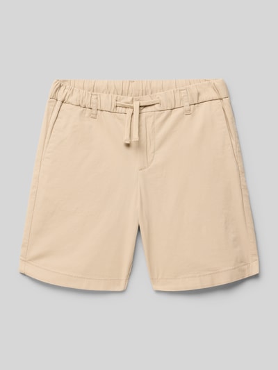 Jack & Jones Szorty z elastycznym pasem i wpuszczanymi kieszeniami model ‘JAIDEN’ Piaskowy 1