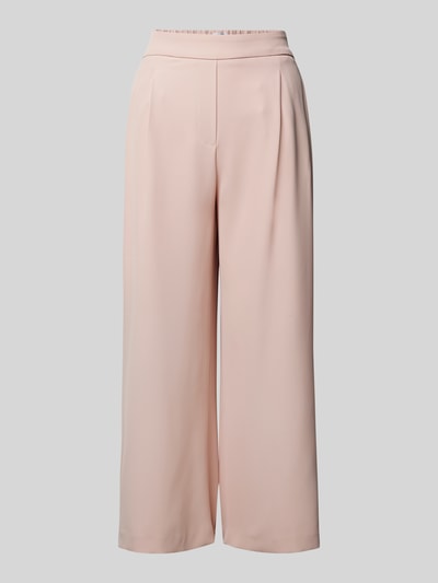 Jake*s Collection Wide leg culotte met bandplooien Rosé - 2