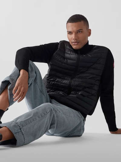 Canada Goose Strickjacke mit Stehkragen Schwarz 6