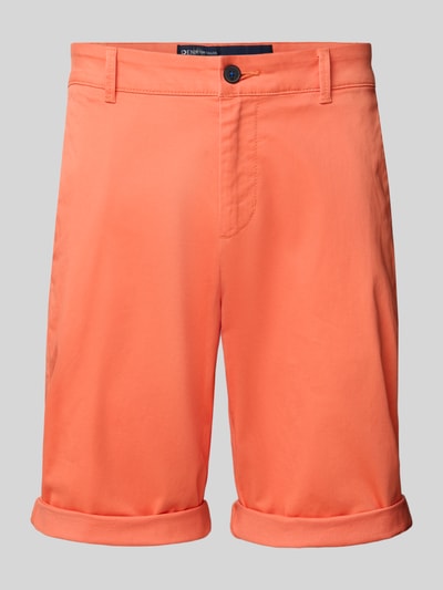 Tom Tailor Denim Regular fit bermuda's van katoenmix Oranje - 2