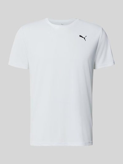 PUMA Performance Regular fit sport-t-shirt met logoprint model 'TAD Essential' Wit - 1