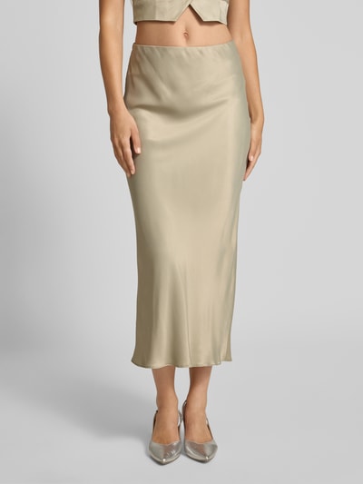 Jake*s Cocktail Cocktailrock mit elastischem Bund Khaki 4