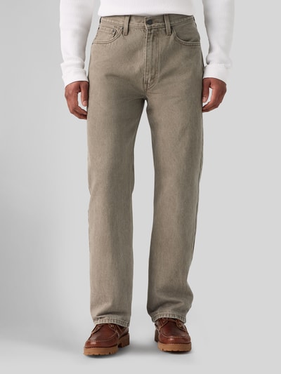 Levi's® Wide Leg Jeans aus reiner Baumwolle im 5-Pocket-Design Mittelgrau Melange 4