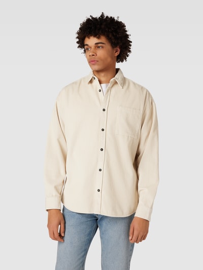 Jack & Jones Koszula sztruksowa z kieszenią na piersi Złamany biały 4
