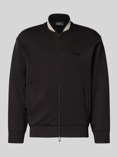 Emporio Armani Sweatjacke mit Zweiwege-Reißverschluss Black 2
