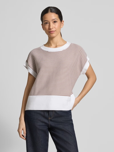 JOOP! T-Shirt aus reiner Baumwolle in Strick-Optik Modell 'Kipe' Hazel 4