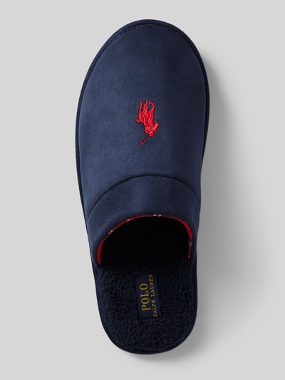 Polo Ralph Lauren Slides mit Logo-Stitching Modell 'KLARENCE' Dunkelblau 3