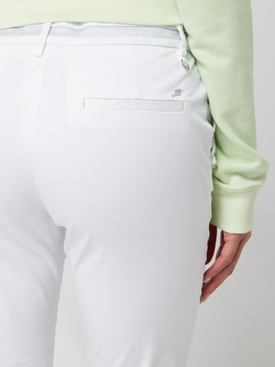 Mason's Straight Fit Chino mit Stretch-Anteil Modell 'NewYork' Weiss 3