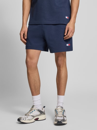 Tommy Jeans Regular Fit Sweatshorts aus Baumwoll-Mix Marine 4