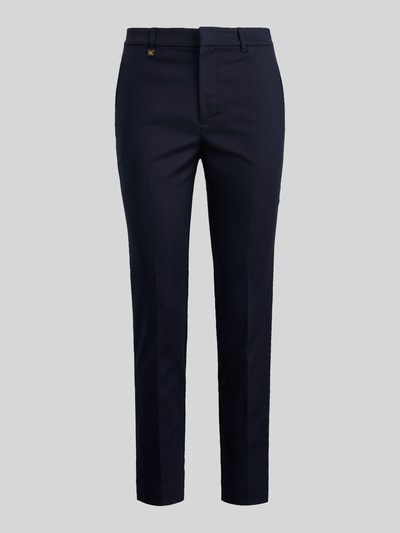 Lauren Ralph Lauren Slim Fit Stoffhose mit Label-Detail Modell 'LAKYTHIA' Marine 2