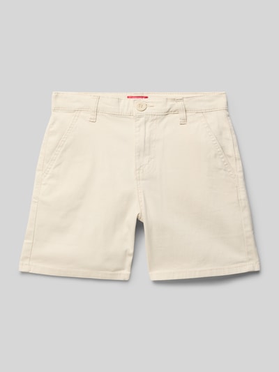 Levi’s® Kids Szorty o kroju relaxed fit z detalem z logo Beżowy 1
