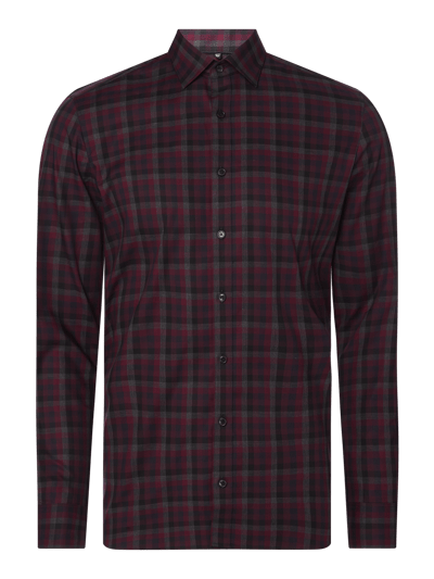 OLYMP Level Five Slim fit zakelijk overhemd van katoen  Bordeaux - 2