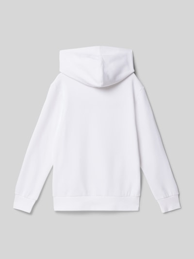 CHAMPION Hoodie mit Label-Stitching Weiss 3