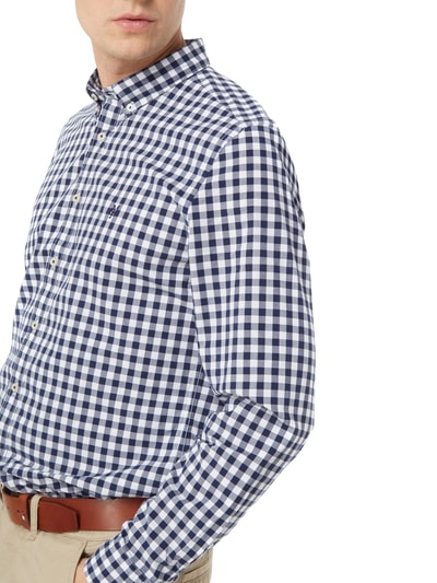 Marc O'Polo Slim Fit Freizeithemd aus Baumwolle Marine 3