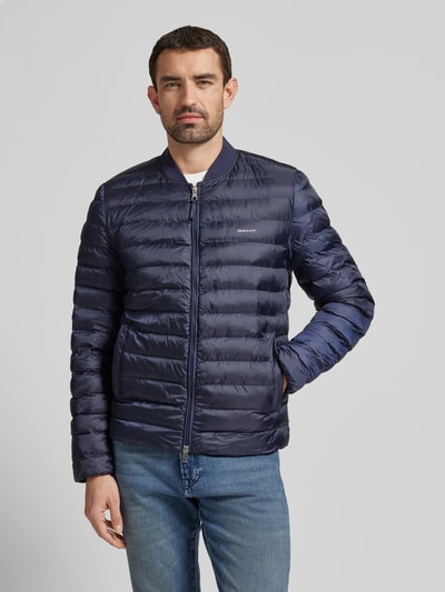 Gant Steppjacke mit Label-Print Marine 4