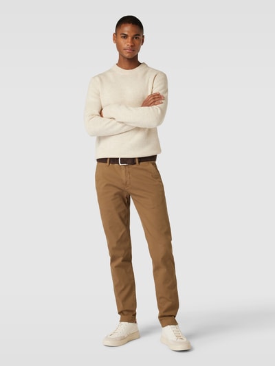 Marc O'Polo Shaped fit broek met achterzakken, model 'Stig' Camel - 1