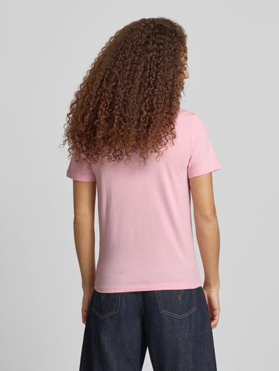 ONLY Shaped Fit T-Shirt aus reiner Baumwolle Modell 'KITA' Rosa 5