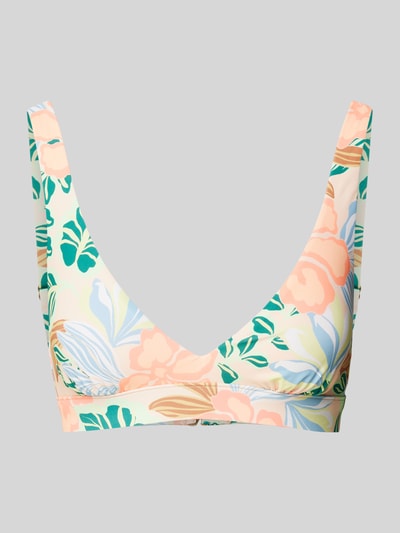 Rip Curl Bikinitop met all-over motiefprint Abrikoos - 1