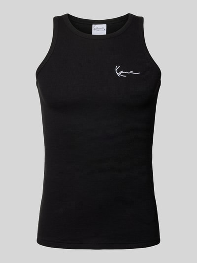 KARL KANI Tanktop mit Label-Stitching Black 1