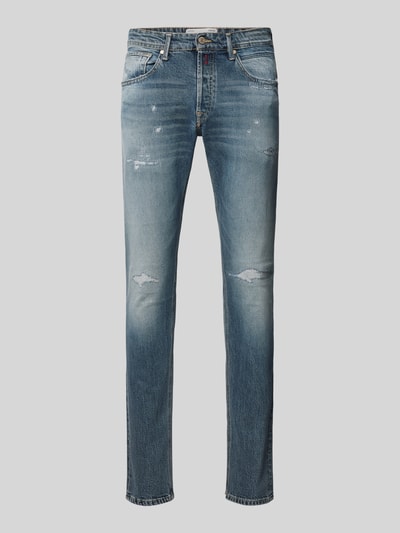 Replay Regular Slim Fit Jeans im Destroyed-Look Modell 'WILLBI' Jeansblau 1