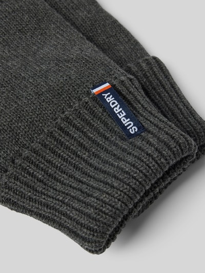 Superdry Handschuhe mit Label-Detail Modell 'VINTAGE' Anthrazit 2