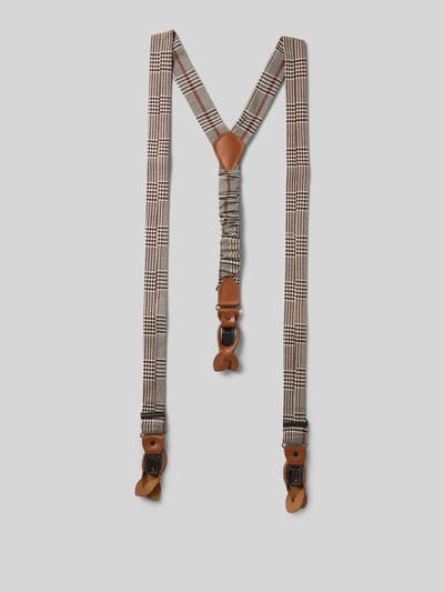 Prince Bowtie Strik, bretels en pochet in de set Blauw - 2