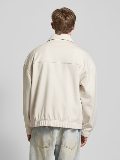 Calvin Klein Jeans Sweatjacke mit Label-Patch Offwhite 5