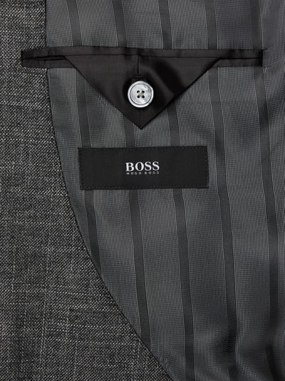 BOSS Slim Fit 2-Knopf-Sakko aus Schurwollmischung Modell 'Hartlay'  Anthrazit 4