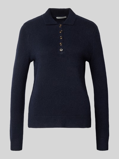 Christian Berg Woman Regular fit gebreide pullover met wol Donkerblauw - 2