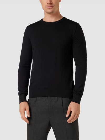 Marc O'Polo Strickpullover aus reiner Schurwolle Black 4