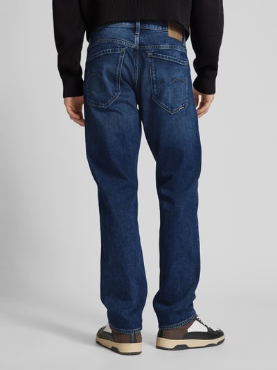 G-Star Raw Straight fit jeans met steekzakken, model 'Mosa' Jeansblauw - 5