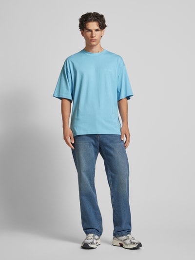 REVIEW Essentials Oversized T-Shirt  Rauchblau 1