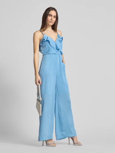 Vila Jumpsuit in Wickel-Optik Modell 'FILUKA' Hellblau 1