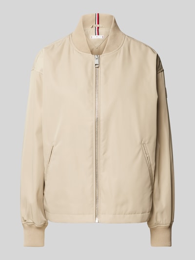 Tommy Hilfiger Bomberjacke mit Paspeltaschen Sand 2