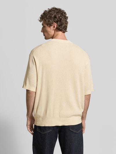 Selected Homme Regular Fit T-Shirt aus reiner Bio-Baumwolle Modell 'MATTIS' Sand 5